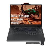 Lenovo Legion 15.1" WQXGA 165Hz Gaming Laptop, Intel Ultra 7 255HX, NVIDIA GeForce RTX 5060 8GB GDDR7, 64GB DDR5, 3TB Storage (2TB SSD+1TB Docking Station), Backlit Keyboard, Wi-Fi 7, Win 11, Black