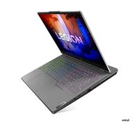 Lenovo Legion 5 15ARH7H AMD Ryzen™ 7 6800H Laptop 39.6 cm (15.6") Wide Quad HD 16 GB DDR5-SDRAM 512 GB SSD NVIDIA GeForce RTX 3060 Wi-Fi 6E (802.11ax) Windows 11 Home UK English Grey, Black