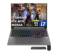 Lenovo Legion 5 16" WQXGA 165Hz Gaming Laptop, Intel i7-14650HX, 32GB DDR5, 2TB PCIe SSD, GeForce RTX 4070, RGB Backlit Keyboard, FHD Camera, Wi-Fi 6E, Windows 11 Pro, Gray, 256GB Docking Station Set