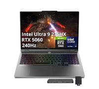 Lenovo Legion 5 16" WQXGA 240Hz Gaming Laptop, Intel Ultra 9 275HX, NVIDIA GeForce RTX 5060 8GB GDDR7, 64GB DDR5, 2TB SSD, 24-Zone RGB Backlit Keyboard, Win 11 Pro, Gray, 512GB Docking Station Set