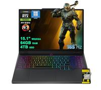 Lenovo Legion 5 AI-Powered Gaming AI PC Laptop 15.1" WQXGA 2560x1600 OLED 165Hz AMD 8-core Ryzen 7 260 64GB DDR5 4TB SSD GeForce RTX 5060 DLSS4 (Up to 572 AI TOPS) HARMAN Win11Pro ICP Hub w/Copilot AI