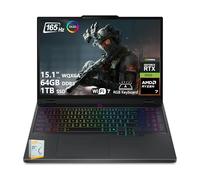 Lenovo Legion 5 AI-Powered Gaming Laptop | 15.1" WQXGA OLED 165Hz | AMD Ryzen 7 260 | 64GB DDR5 1TB SSD | GeForce RTX 5060 8GB (Up to 572 AI Tops) | RGB Backlit Wi-Fi 7 Win11 w/DLCA Accessory