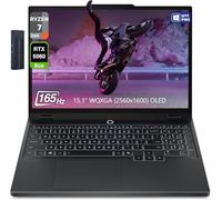 Lenovo Legion 5 Laptop, 15.1" WQXGA OLED 165Hz Display, AMD Ryzen 7 260, 64GB RAM 1TB PCIe SSD, GeForce RTX 5060, RGB Backlit Keyboard, 256gb 9H Docking Station, Wi-Fi 7, Windows 11 Pro, Black