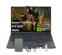 Lenovo Legion 5 Pro 16" WQXGA 165Hz Gaming Laptop, AMD Ryzen 7-5800H, 16GB RAM, 1TB PCIe SSD, 4-Zone RGB Backlit Keyboard, HD Webcam, Win 11 Home, Black, 128GB Docking Station Set