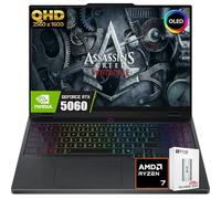 Lenovo Legion 5 QHD Gaming Laptop, 15.1" WQXGA Display, AMD Ryzen 7-260(>Intel i9-13905H), NVIDIA GeForce RTX 5060 8GB GDDR7, WiFi 7, 24-Zone RGB Backlit KB, Win11 Home, W/128GB PSD(24GB|1TB SSD)