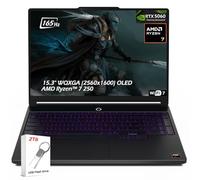 Lenovo Legion 5a 15.3" Gaming Laptop AMD Ryzen 7 250, RTX 5060, 16GB DDR5 RAM 2TB SSD, 15.3" WQXGA (2560x1600) OLED 165Hz, Backlit KB, Wi-Fi7, Win11, Eclipse Black, w/2TB USB Drive, W/GaLiMu