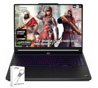 Lenovo Legion 5a Gaming Laptop, 15.3" OLED WQXGA 165HZ, AMD Ryzen 7 250, NVIDIA GeForce RTX 5060, 32GB DDR5 1TB SSD, Backlit KB, WiFi7, Backlit KB, Win11, Eclipse Black, w/2TB USB Drive, W/GaLiMu