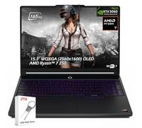 Lenovo Legion 5a Gaming Laptop, (15.3" WQXGA OLED 165Hz, AMD Ryzen 7 250, NVIDIA GeForce RTX 5060 8GB GDDR7, 16GB DDR5 RAM 1TB SSD,) Backlit KB, WiFi7, Win11, Eclipse Black, w/2TB USB Drive, W/GaLiMu