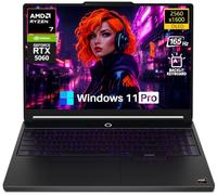 Lenovo Legion 5a Gaming Laptop, GeForce RTX 5060 8GB, 32GB DDR5, 2TB SSD | 2026 Model, 15.3" WQXGA OLED 165Hz Display, AMD Ryzen 7 250, Wi-Fi 7, RGB Backlit Keyboard, Windows 11 Pro, Eclipse Black