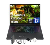 Lenovo Legion 5i 15.1" WQXGA OLED 165Hz AI-Powered Gaming PC, Intel 20-Core i7-14700HX, GeForce RTX 5060 GDDR7, 16GB DDR5, 1TB SSD, RGB Backlit Keyboard, Wi-Fi 7, Win 11 Pro, Black, 1TB Docking