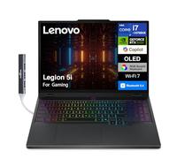 Lenovo Legion 5i AI-Powered Gaming Laptop 15.1" 165Hz OLED 2.5K 500 nits (Intel i7-14700HX, GeForce RTX 5050 8GB 440 AI TOPS, 32GB DDR5, 2TB PCIe SSD, 24-Zone RGB KB, Win11Pro) w/DKZ USB Port Expander