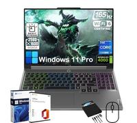 Lenovo Legion 5i Gaming Laptop - w/Office Lifetime & Free CD/DVD Drive, Intel 24-Core i9-14900HX, 16" 165Hz Display, GeForce RTX 4060, Backlit KB, Win 11 Pro, w/Accessories (64GB DDR5 RAM | 1TB SSD)