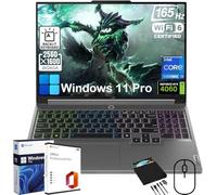 Lenovo Legion 5i Gaming Laptop - w/Office Lifetime & Free CD/DVD Drive, Intel 24-Core i9-14900HX, 16" 165Hz Display, GeForce RTX 4060, Backlit KB, Win 11 Pro, w/Accessories (64GB DDR5 RAM | 4TB SSD)