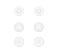 Lenovo Legion Go Joystick Caps, 3 Pairs (6pcs), 3 Styles (Concave, Spherical, Cylinder), Made for Legion Go, Also Compatible with Steam Deck & ROG Ally- Glacier White