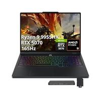 Lenovo Legion Pro 5 16" WQXGA 165Hz Gaming Laptop, AMD Ryzen 9 9955HX, NVIDIA GeForce RTX 5070, 32GB RAM, 2TB Storage (1TB SSD+1TB Docking Station Set), 24-Zone RGB Backlit Keyboard, Win 11 Pro, Black