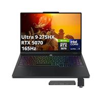 Lenovo Legion Pro 5 16" WQXGA 165Hz Gaming Laptop, Intel Ultra 9 275HX, 32GB RAM, 5TB Storage(4TB SSD+1TB Docking Station), GeForce RTX 5070, 24-Zone RGB Backlit Keyboard, WiFi 7, Win 11 Pro, Black