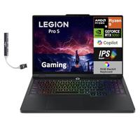 Lenovo Legion Pro 5 AI-Powered Copilot+ Gaming Laptop 16.0" 240 Hz IPS WQXGA (2560x1600) (AMD Ryzen 9 8945HX, GeForce RTX 5060 8GB, 32GB DDR5, 4TB SSD, 24-Zone RGB KB, Win11H) w/DKZ USB Port Expander