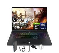 Lenovo Legion Pro 5i 16" WQXGA 165Hz OLED AI-Powered Gaming Laptop, Intel 20-Core Ultra7 255HX, GeForce RTX 5070 8GB GDDR7, 32GB RAM, 2TB PCIe SSD, Backlit, Win 11 Pro, Black, 1TB Docking Station