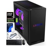 Lenovo Legion Tower 5 Gaming Desktop Computer, NVIDIA RTX 5070 12GB GDDR7, AMD Ryzen 7 7700X (Up to 5.4GHz), 64GB DDR5, 2TB SSD, WiFi 6E, BT5.3, Windows 11 Pro, KB & Mouse Set, Accessories