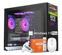 Lenovo Legion Tower 5 Gen 10 Gaming Desktop, NVIDIA RTX 5070 12GB GDDR7 Graphics, AMD Ryzen 7 7700 (Up to 5.3GHz), 32 GB DDR5 RAM, 2 TB SSD, Wi-Fi 6E, Bluetooth 5.3, Windows 11 Pro, w/Accessories