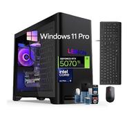 Lenovo Legion Tower 5i Gen 10 Gaming Desktop Computer, Intel Ultra9 275HX (24-Core), GeForce RTX 5070 Ti, 200W Liquid Cooling, USB KB & Mouse & Accessories, Win 11 Pro, 64GB DDR5, 4TB SSD, 2TB HDD