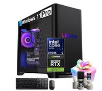 Lenovo Legion Tower 5i Gen 10 Gaming Desktop - Intel Ultra 9 275HX, GeForce RTX 5070 Ti 16GB GDDR7, 64GB DDR5, 4TB SSD + 2TB HDD, 200W Liquid Cooling, Win 11Pro, w/Keyboard & Mouse & Accessories