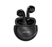 Lenovo LivePods HT38 TWS Wireless Bluetooth Headphones, Mini Headphones, 9D Stereo Touch Control, with Microphone, 30 Hours Playtime - Black