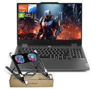 Lenovo LOQ 15 15ARP9 RTX 4050 Gaming Laptop, 15.6 FHD 144Hz IPS Display, AMD Ryzen 7 7435HS, NVIDIA GeForce RTX 4050, 32GB DDR5 RAM, 1TB SSD, Backlit Keyboard, Wi-Fi 6, Bundle with PCO Laptop Cooler