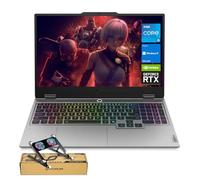 Lenovo LOQ 15IRX10 RTX 5050 Gaming Laptop, 15.6" FHD 144Hz, Intel Core i5-13450HX (Beats Intel i7), 32GB DDR5 RAM, 1TB SSD, Backlit KB, Bundle with PCO Laptop Cooler, Grey, Windows 11 Home