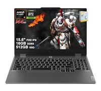Lenovo LOQ Gaming AI Laptop | 15.6" FHD IPS 144Hz (100% sRGB G-SYNC) | AMD 6-core Ryzen 5 220 | 16GB DDR5 512GB SSD | GeForce RTX 5050 440 AI Tops | Backlit 5MP Privacy Camera Win11 w/DLCA Accessory