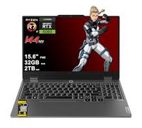 Lenovo LOQ Gaming AI Laptop 15.6" FHD IPS 144Hz (100% sRGB G-SYNC) AMD Octa-core Ryzen 7 250 32GB RAM 2TB SSD GeForce RTX 5060 DLSS4 (572 AI Tops) Backlit Nahimic 5MP Privacy Camera Win11 ICP Hub