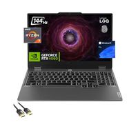 Lenovo LOQ Gaming Laptop, 15.6" FHD 144Hz, AMD Ryzen 7-7435HS, GeForce RTX 4060 8GB, 64GB DDR5, 2TB PCIe 4.0, Backlit KB, FP Reader, WiFi 6, USB-C, HDMI, RJ45, US Version KB, PDG HDMI, Win 11 Pro
