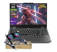 Lenovo LOQ Gaming Laptop, 15.6" FHD (1920 x 1080), AMD Ryzen 7 250, NVIDIA GeForce RTX 5060, 64GB DDR5 RAM, 4TB PCIe M.2 SSD, Bundle with Laptop Cooler BDL, Wi-Fi 6, Windows 11 Pro, Grey