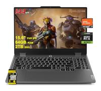 Lenovo LOQ Gaming Laptop 15.6" FHD IPS 144Hz (100% sRGB G-SYNC) AMD Octa-Core Ryzen 7 7435HS (Beats i7-12650H) 64GB RAM 2TB SSD GeForce RTX 4060 Backlit Nahimic Rapid Charge Win11 w/ICP Accessory