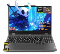 Lenovo LOQ Gaming Laptop 15.6" FHD IPS 144Hz (100% sRGB G-SYNC) AMD Quad-core Ryzen 5 7235HS 16GB RAM 1TB SSD GeForce RTX 4050 Backlit Nahimic Privacy Camera Rapid Charge Win11 w/ICP Hub