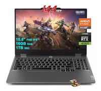 Lenovo LOQ Gaming Laptop 15.6" FHD IPS 144Hz AMD Zen4 Octa-core Ryzen 7 8845HS (Beat i7-12700H) 16GB RAM 1TB SSD GeForce RTX 4060 8GB Graphic Backlit Nahimic Rapid Charge Pro Win11 Grey + HDMI Cable