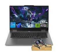 Lenovo LOQ RTX 5050 AI Gaming PC, 17.3" FHD 165Hz, Intel Core i5-13450HX, 32GB DDR5 RAM, 1TB SSD, Backlit KB, Bundle with PCO Notebook Folding Radiator, Laptop Cooler, Windows 11 Pro, Grey