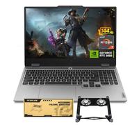 Lenovo LOQ RTX 5050 Gaming Laptop, 15.6" FHD 144Hz, AMD Ryzen 7 250, 32GB DDR5 RAM, 1TB PCle M.2 SSD, Backlit Keyboard, RJ-45, Wi-Fi 6, Bundle with PCO Laptop Cooler, Grey, Windows 11 Home