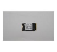 Lenovo M.2 NVMe SSD 256GB capacity PCIe 3.0 x4 interface 2050 MB/s sequential read speed compact 2242 form factor.