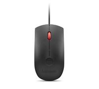 Lenovo - Mouse - Optical - 3 Buttons - Wired - USB - Black, Red
