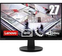 Lenovo N27q 27 inch PC Monitor | QHD, 1440p, 48-100Hz, 4ms, IPS, HDMI, DP | Ideal PC, Laptop, MacBook & Creative Professionals