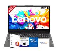 Lenovo Newly Released V15 Business Laptop(2025/2026 Edition) with Microsoft Office, Intel Powerful CPU, 8GB RAM, 256GB SSD, 15.6" FHD Display, Ultra Quiet Design, Long Battery Life, Windows 11, WOWPC