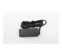 Lenovo Notebook power adapter with 45W output supports 20V 15V 9V and 5V voltages 2-pin design worldwide compatibility.