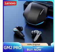Lenovo Original GM2 Pro 5.3 Earphone Bluetooth Wireless Earbuds Low Latency Headphones HD Call Dual Mode Gaming Headset With Mic GM2 Pro Black