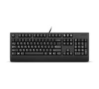 Lenovo Preferred Pro II - Keyboard - Full Size - USB - AZERTY - French - Black - Brown Box