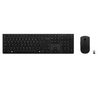 Lenovo Professional - keyboard and mouse set - UK - grey new