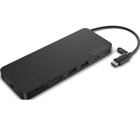 LENOVO Slim 8-port USB Type-C Connection Hub - Black