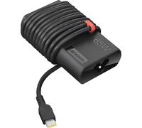 Lenovo Slim USB-C 65W Charger - Black, Black