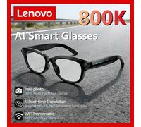 Lenovo Smart AI Glasses Multifunction Bluetooth Call Photochromic ChatGPT Voice Assistant Music Player Translate Photo Sports Black Color Changing