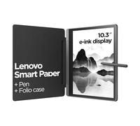 Lenovo Smart Paper | Digital Notebook ePaper with Pen and Case | 10.3" e-Ink display | Instant Handwriting to Text | Bluetooth and Wifi | Pen and Protective case included